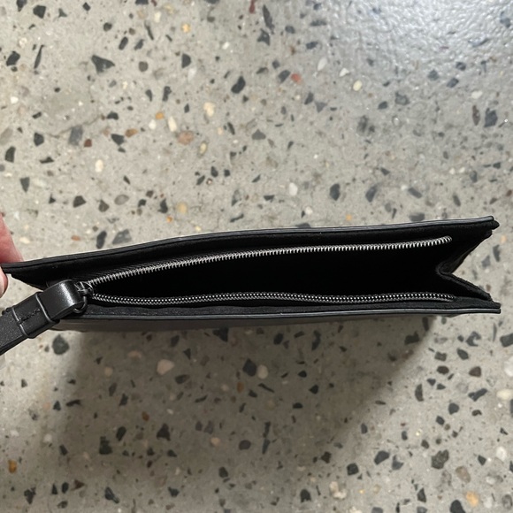 Narciso Rodriquez black wristlet clutch with dust bag - Picture 4 of 7